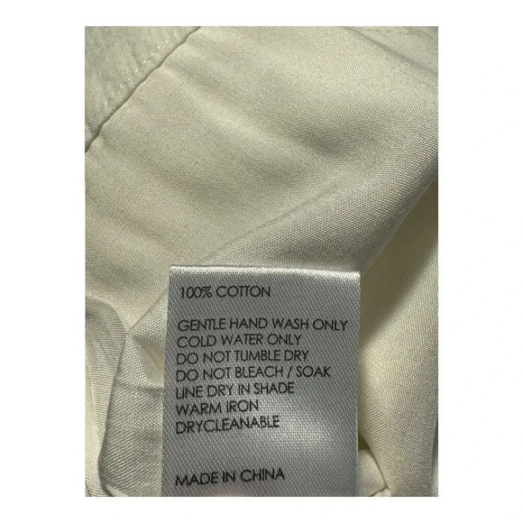 NEW Sancia High-Waisted, Wide-Leg Sorella Pants Cream Size Small‎ NWT - Picture 6 of 8